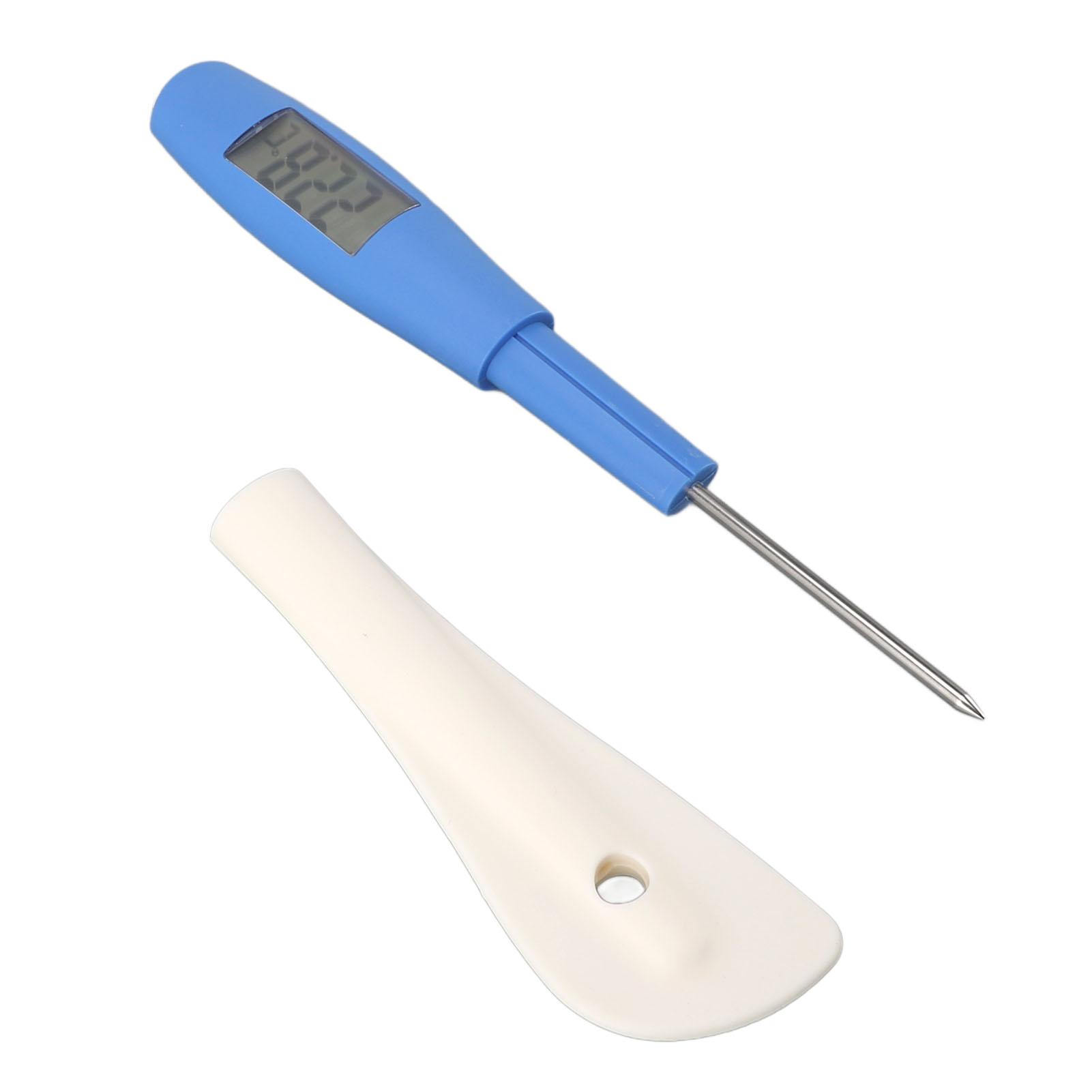 

Silicone Spatula Thermometer Digital Display Stainless Steel Cooking Thermometer Food Water Thermometer for Baby L