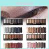 Ershiqi 12 Color Eyeshadow Palette With Iridescent And Matte Textures For Vibrant Looks