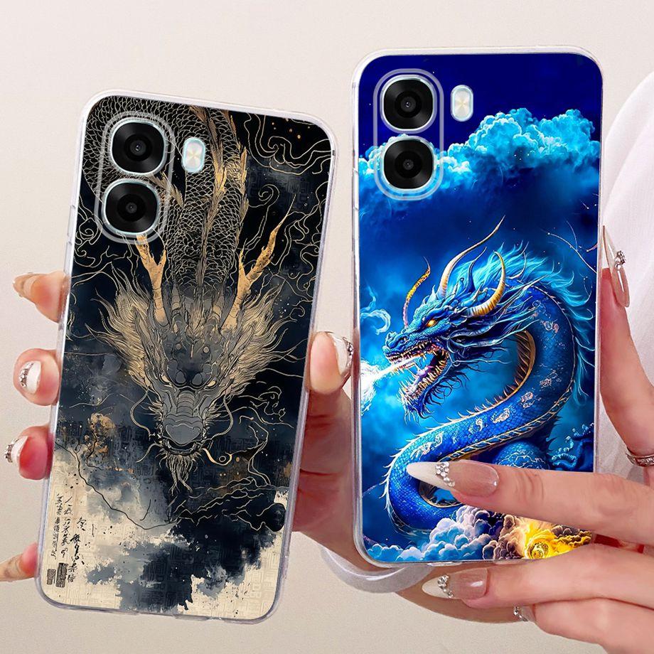 Cool Style Cartoon Fashion Phone Case For Oppo A6x A6s A6t A6 4G 5G / Oppo A6T Pro 4G Fundas Clear Soft Silicone Coque Cover