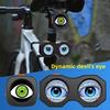 APP Bicycle Motorcycle Devil's Eye Tail Light, Charging Model, Free Wiring, Electric Vehicle Decoration Light, Cool Bicycle Decoration