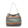 Shoulder bag women's new woven commuter large-capacity tote bag straw beach vacation bag portable messenger bag