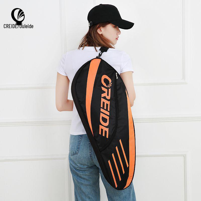 Ouleide Portable Badminton and Tennis Racket Backpack, Unisex Single/Double Shoulder Crossbody Bag