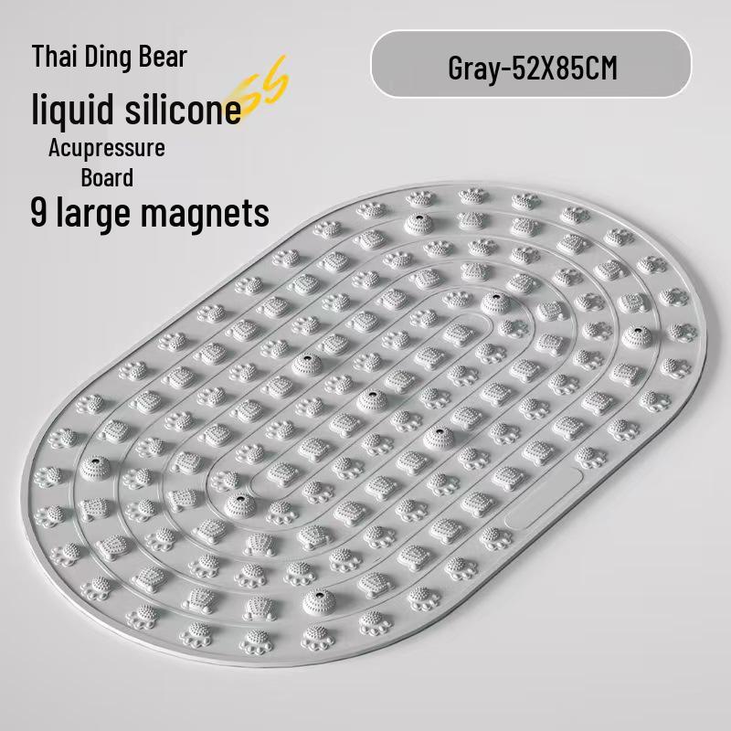 In-stock Liquid Silicone Acupressure Foot Massage Mat – Ultra-Slow Running, Indoor Toe Pressure Board for Meridian Unblocking.