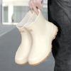Non-slip Waterproof Short-tube Rain Boots Thickened Outdoor Fishing Rubber Boots Men