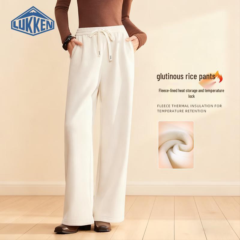 

LUKKEN Women s Petite Fleece-Lined Chenille Wide-Leg Pants 2XL