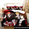 Anime Bungo Stray Dogs Bedding Set Boys Girls Twin Queen King Size Duvet Cover Pillowcase Bed Boys Adult Home Textileextile