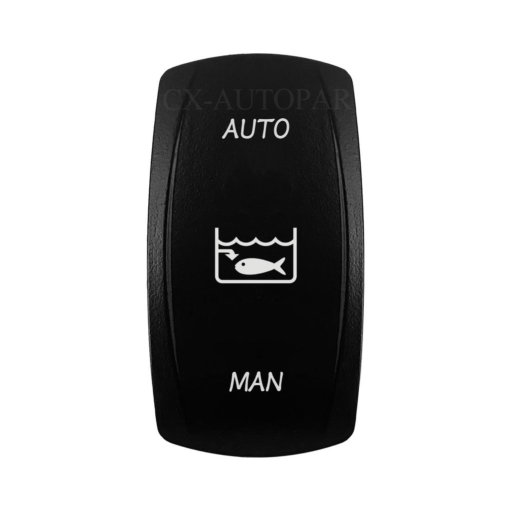 Laser-Engravable Rocker Switch Cap (No Body) - Switch Actuator Cover Replacement for 12V 24V Car Boat ATV Carling ARB Narva