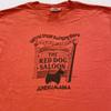 Vintage 80s THE RED DOG SALOON JUNEAU ALASKA T-Shirt MEDIUM Soft Thin Beer Bar