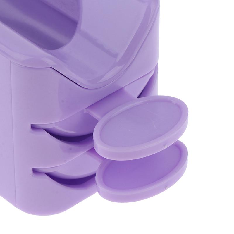 Dipping Powders Recycling Tray Nail Glitter Storage Box Manicure Organizer