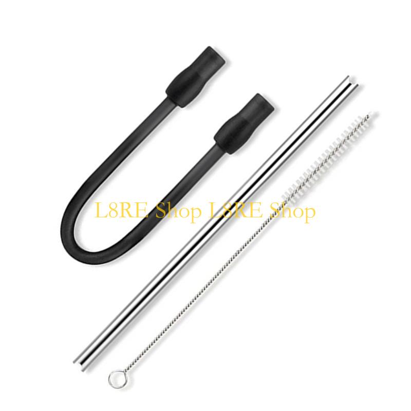 L8RE Metall-Milchschlauch-Set Ersatzschläuche Milchschlauch Reinigungszubehör Set Kaffeegeschirr Großartig für Vollautomaten