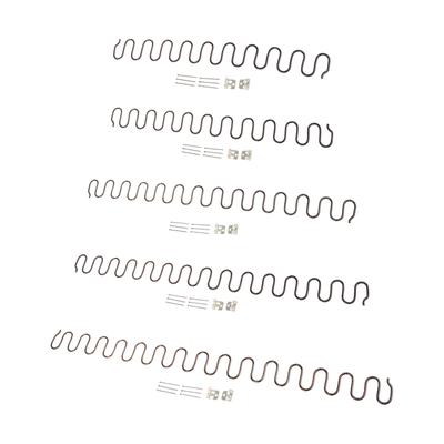 Sofa Spring Kit Zig Shape Spring Parts with Clips Nails Sofa Support DIY Upholstery Spring for Home Household Couch Seat
