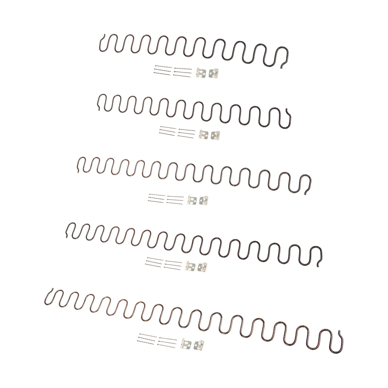 

Sofa Chair Springs Kit Replacement Sofa Support Hardware DIY Supplies Zig Zag Springs for Repairing Furniture Home Settee Chair Length 45cm