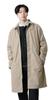 Ametohare Warm Trench Coat Size AH-1017 Men's (Greige, M)