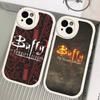 B-Buffy The Vampire Slayer For IPhone 16 15 14 13 12 11 Pro Max Plus Leather Phone Case