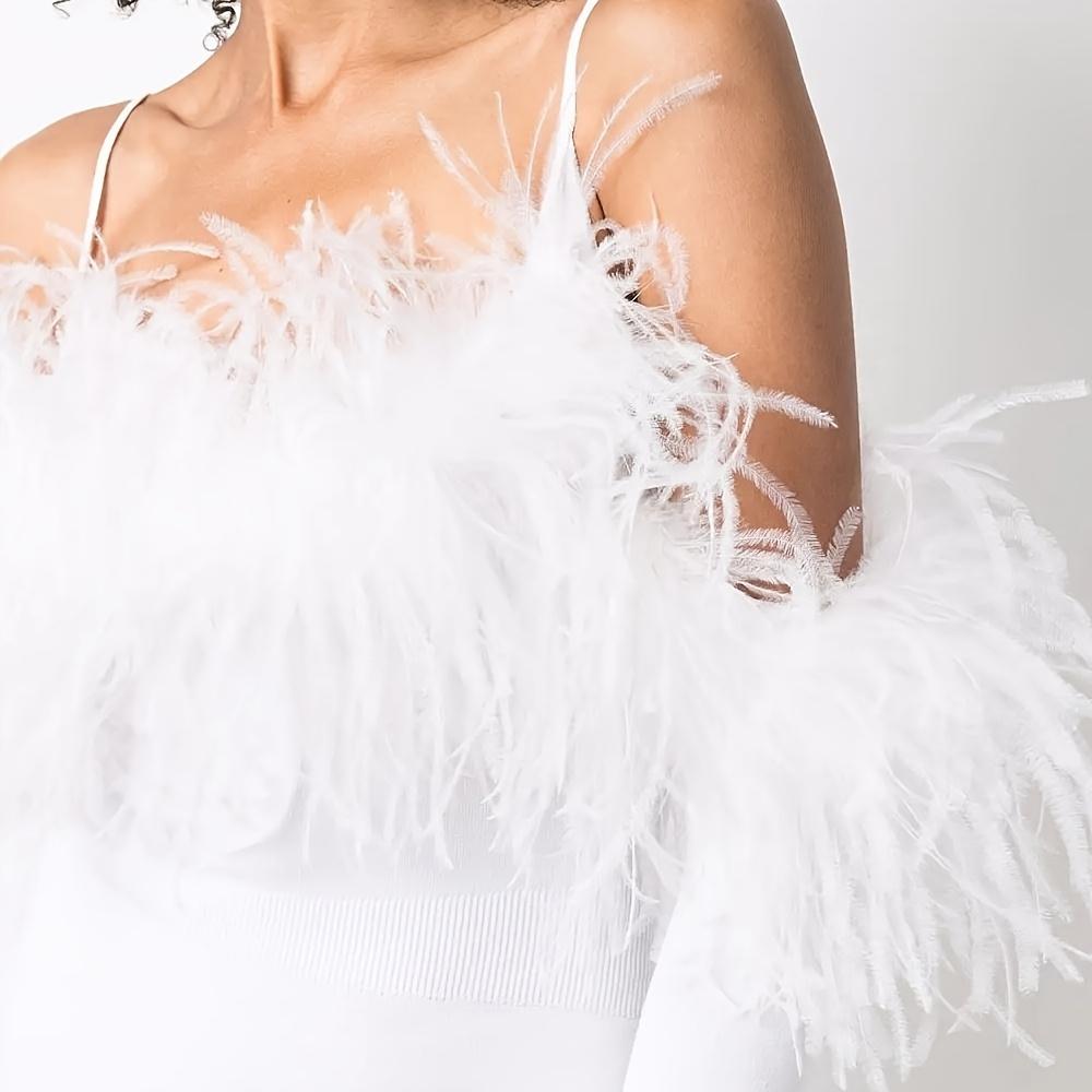 Feather1M Ostrich Feathers Trim High Quality 8-10cm Feather Ribbon Fringe DIY Sewing Dress Clothes Decorations