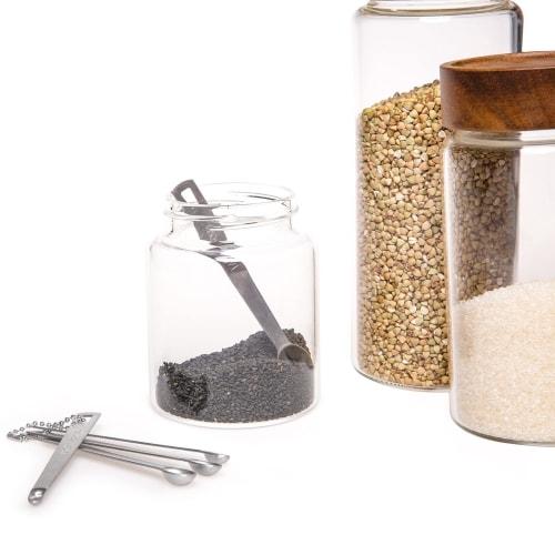 Set of 5 Mini Measuring Spoons, Stainless Steel Small Measuring Spoons, 1/4 Teaspoon, Dash, 1/8 Teaspoon, Pinch, 1/16 Teaspoon, Smidgen, 1/32 Teaspoon