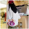 Big Mouth Mew Cartoon Cat Shoulder Bag With Nylon Material For Daily Use