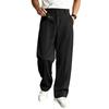 Pantaloni da vestito larghi a gamba larga da uomo, pantaloni casual dritti rétro per l'uso quotidiano