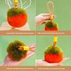 Toy Polyester Soft Key Holder Featuring Adorable Persimmon Squirrel Rabbit Car