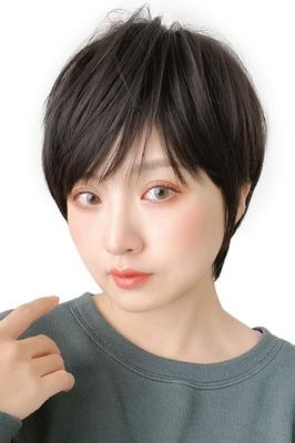 Full Short Short Bob [Brightlara] Wig, Short, Wig, Bob, Natural, Men's Wig, Hair, hf1284-BC-M