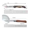WXCOO Stainless Steel Folding Knife Multipurpose Knife for Cutting Vegetables Fruits Meat Kitchen Perfect for Home Cooking