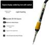 110V/220V Electric Soldering Iron with Temperature Control & Digital Display, 80W US/EU Standard