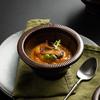 Japanese-Style Thickened Small Bowl Restaurant Hot Pot Restaurant Dipping Hot Sauce Bowl Retro Ceramic Tableware Household Rice Bowl Premium Sense