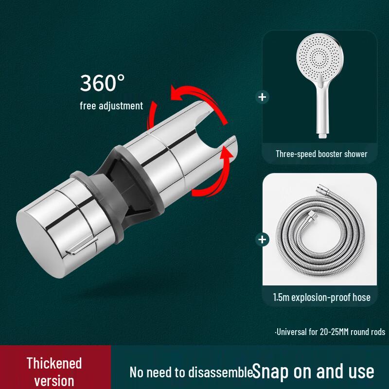 

LANGZHIWEN Drill-Free Shower Head Kit