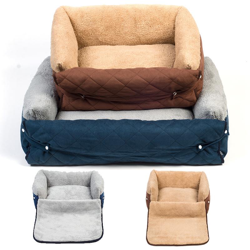 Nová pohovka Flip Pet Nest Pet Sofa Polštářek Matrace pro kočky Flip Malé a středně velké podzimní a zimní teplé