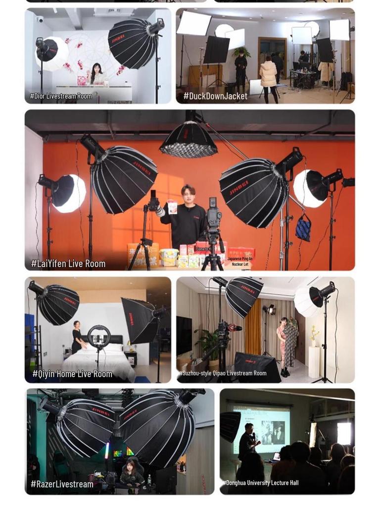 Jinbei EF220 Upgrade: JL220 220W LED Studio Light for Photography & Broadcast