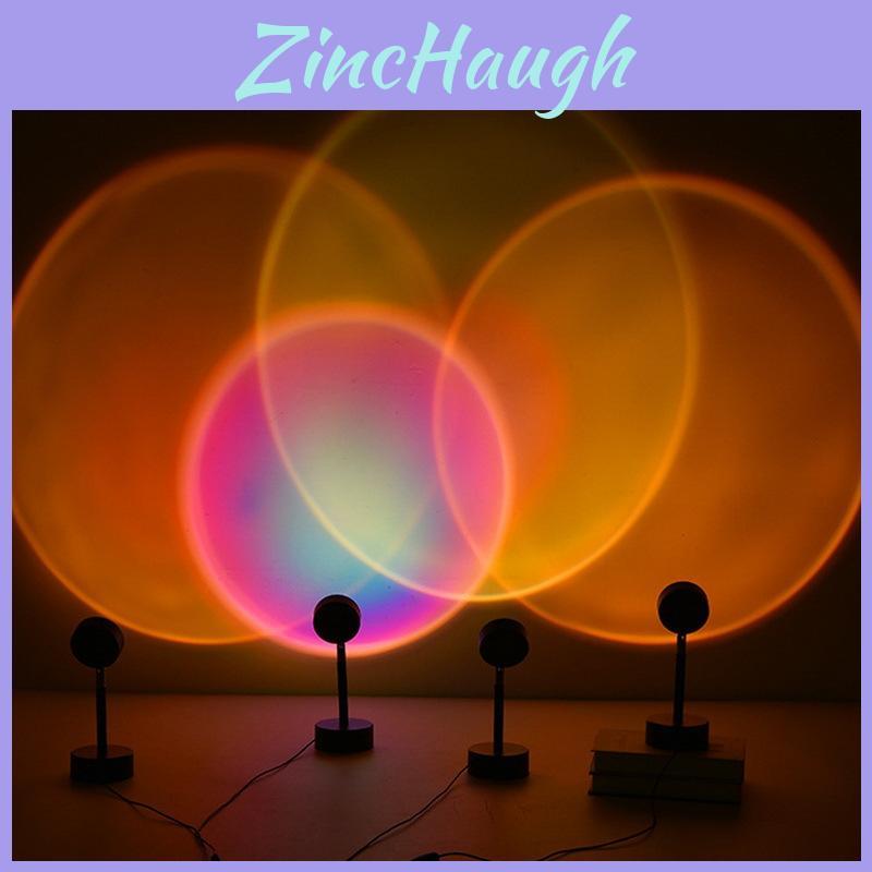 Beautiful Sunset Projection Lamp In Rainbow Colors For Creative Spaces And Captivating Photography