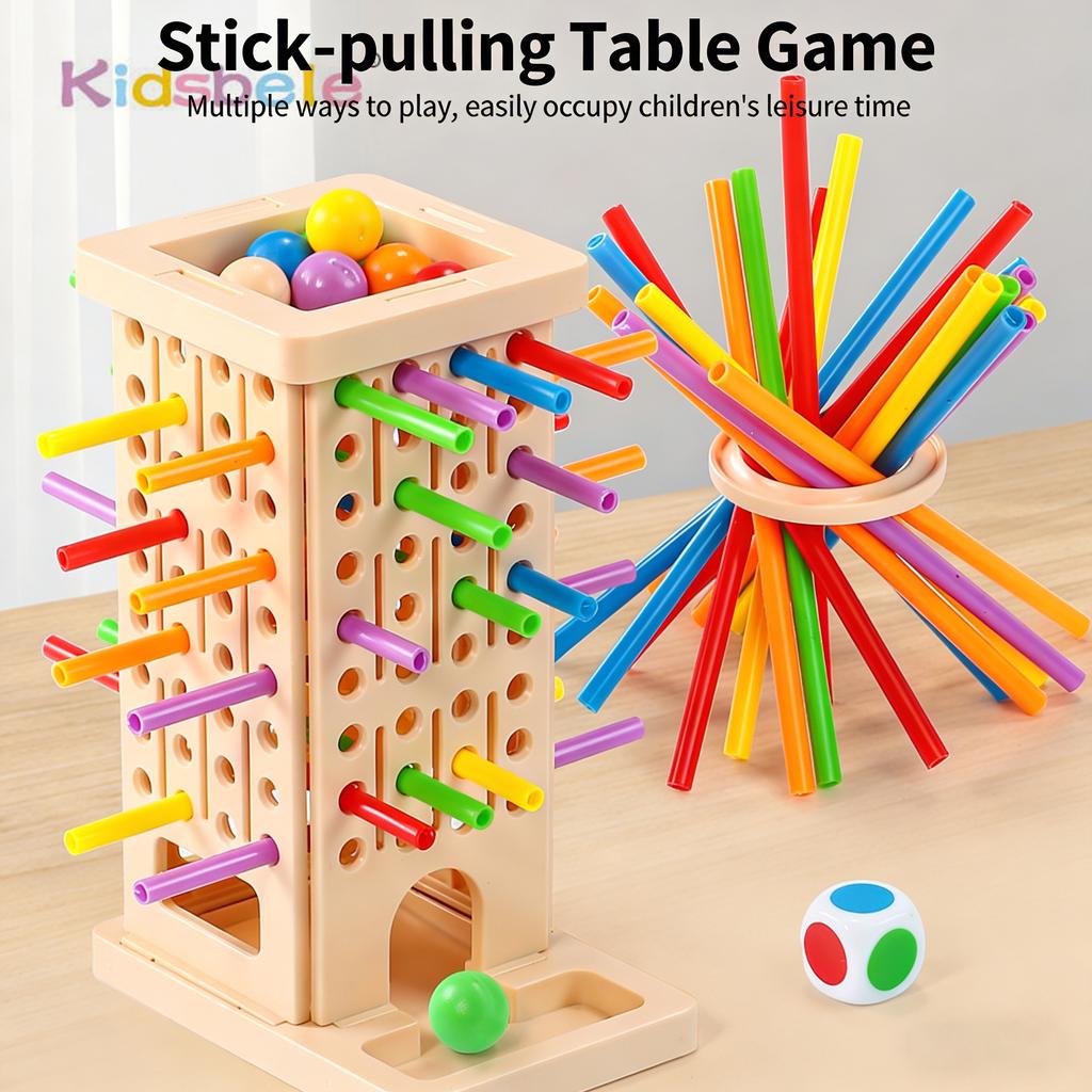 36 Timeless Vivid Sticks Game Balanced Tabletop Dice Game For Kids' Early Education & Fun Enhances Focus For Family Game Night