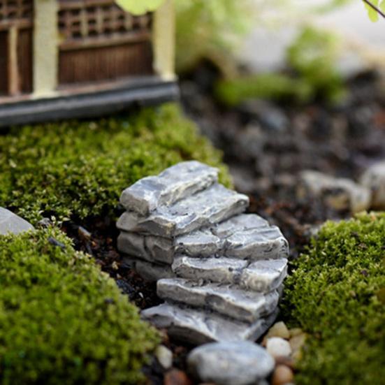 2/4Pcs Resin Horse Turtle Windmill Miniature Dollhouse Ornament Garden Decor