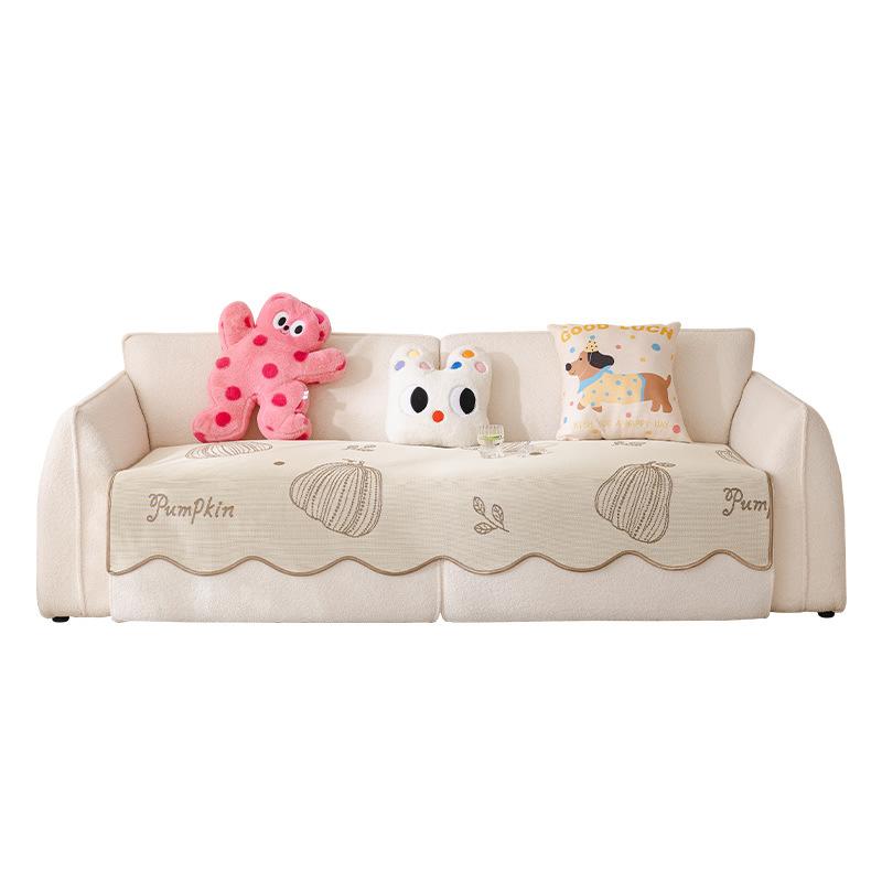 Special-Shaped Ice Silk Sofa Cushion  New Summer Mat Leather Sofa Seat Cushion Non-Slip Four-Season Universal Sofa Cover