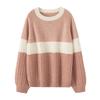 Autumn And Winter New Cashmere Sweater Women'S Clothing Loose Lazy Round Neck Pullover Warm Cashmere Knitted Sweater
