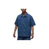 SS24 American Retro Sports Casual Fashion Button Polo Short Sleeve T-Shirt Men Tops Blue FN4654436