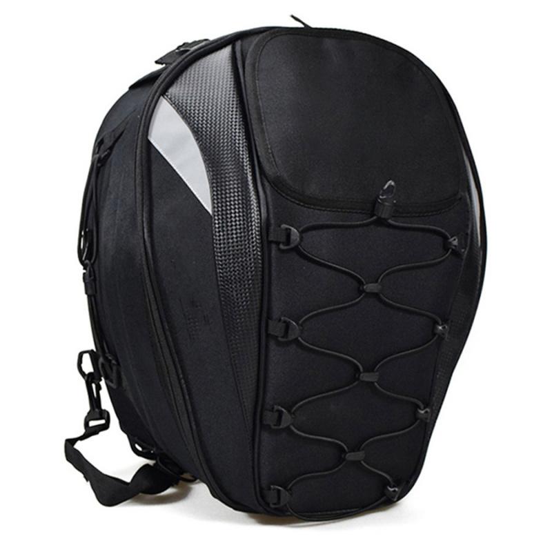 Motorcykel Cykel Baksäte Stor Kapacitet Hjälmväska Förvaring Ryggsäck Vattentät