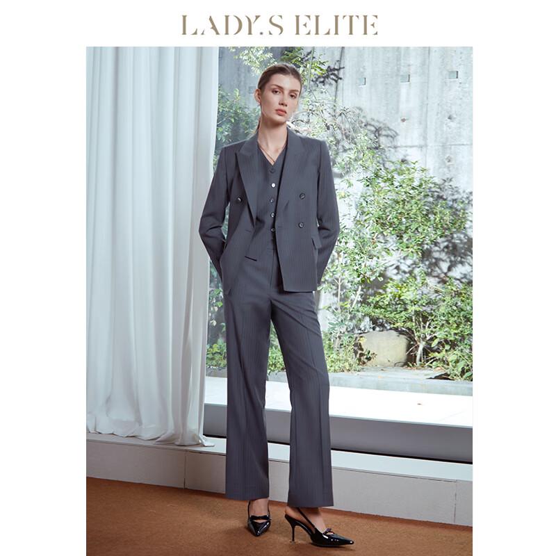 LadyS Elite Vanguard 2.0 Women's Grey Stripe Business Separates