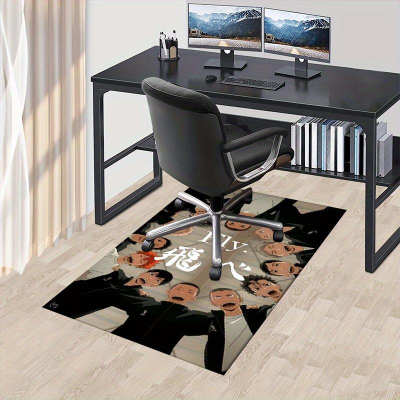 

Office Carpet - Volleyball Boy-Flying. Inspirational carpet, suitable for home office decoration, desk chair protector, modern design carp 60cm by 90cm