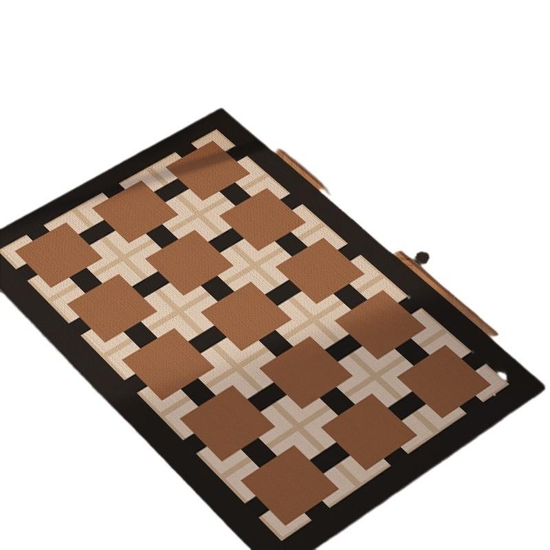 Retro Bathroom Floor Mat Bathroom Door Diatom Mud Water Absorption Quick drying Foot Mat Toilet Anti Fall Anti Slip Anti Dirty Carpet