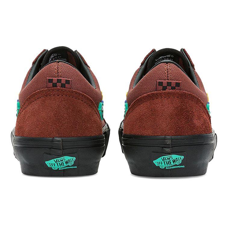 Frog X Vans Skate Old Skool Low Top Sneakers Unisex Brown VN0A5FCBY49