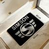 Motocykl S-Simsons Rohožky Retro Vícebarevné Obývací pokoj Kuchyňský koberec Protiskluzový Vítejte Rohožka