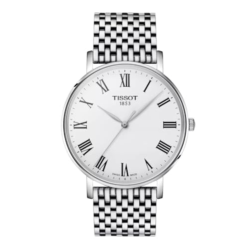 

Чоловічий годинник TISSOT Everytime з браслетом, білим циферблатом, сріблястий, T1434101103300 [Офіційний імпорт]