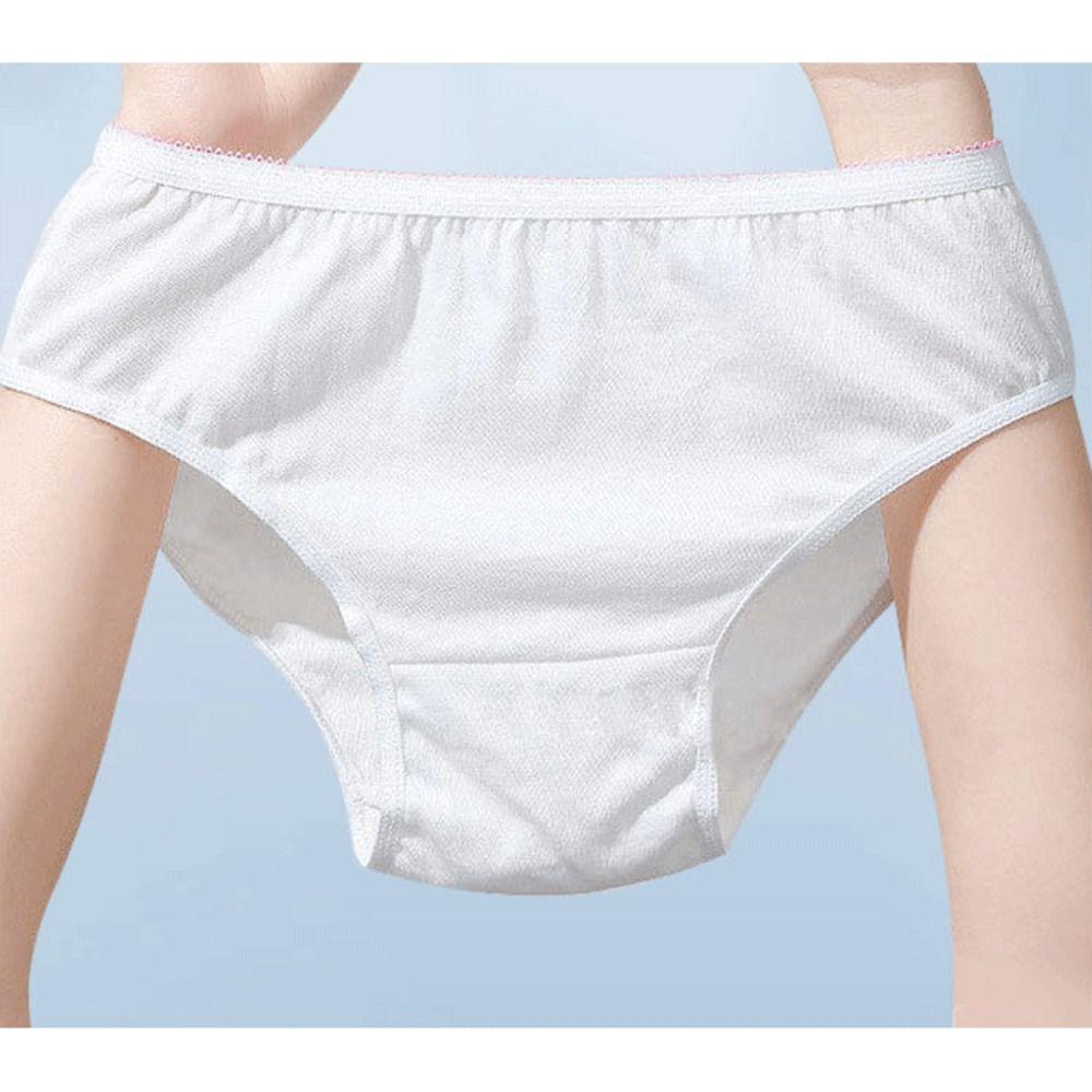 5Pcs/Set EO Technology Sterilization Panties Regular Emergency Underpants Disposable Briefs  Women