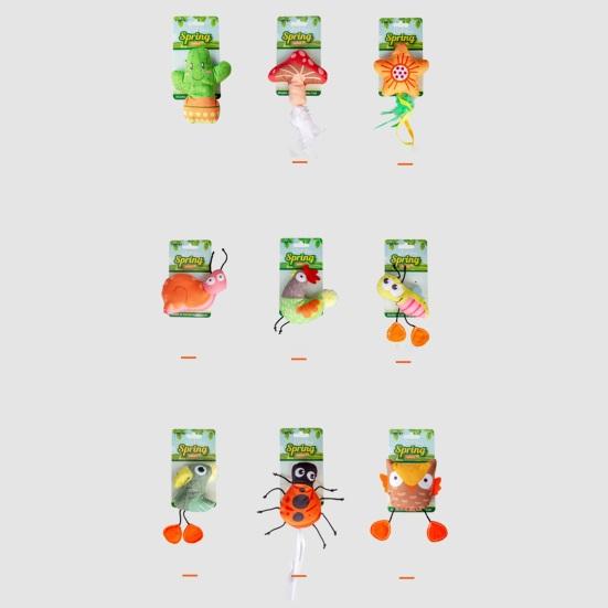 Plush Toy Enhance Bonding Reduce Furniture Damage Durable Bite-resistant Toy for Kittens