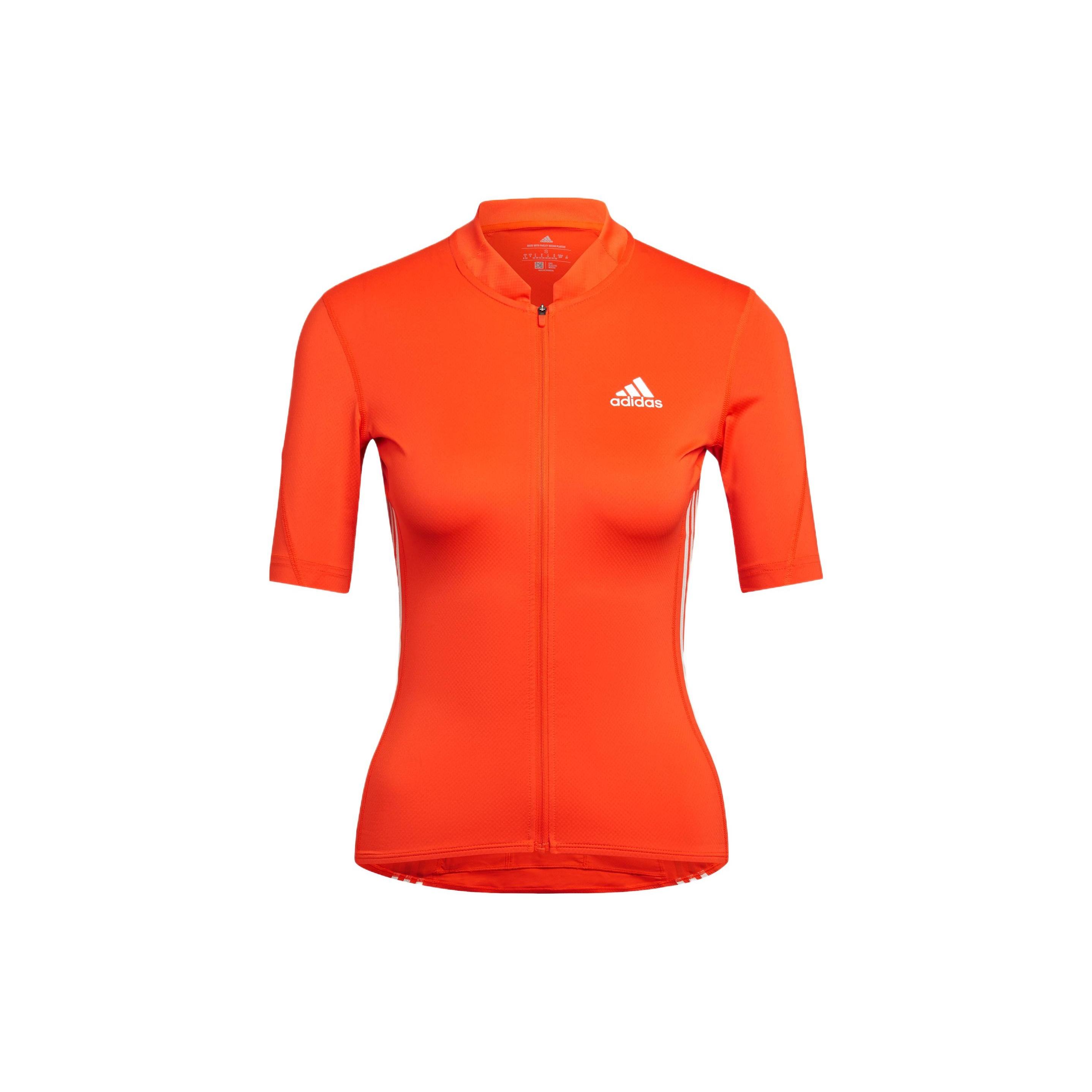 (WMNS) adidas Aeroready Cycling Jersey Asia Sizing  Orange  Women s HM6421 L