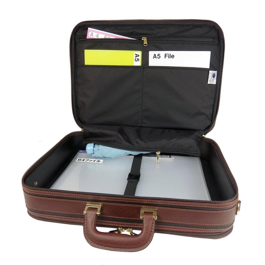 Country Field Japanese-Made Attache Case, B4 Size, Business Trip Compatible, OEM No. S6335