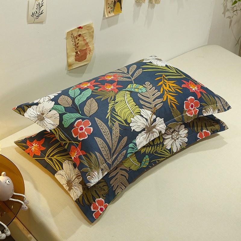 1Pc Pillow Cover Bedroom Decoration Pillowcase Whale Print Polyester Washable Student Dormitory Pink 48*74cm Pattern Pillowslip