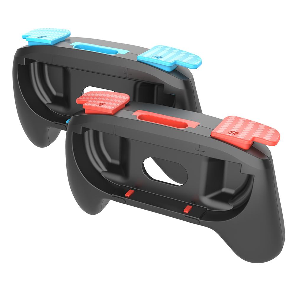 2pcs Hand Grips Fit for Switch 2 For Joycon Left+Right Bracket Holder Game Handle Hand Grip Case for Switch 2 Controller Gamepad