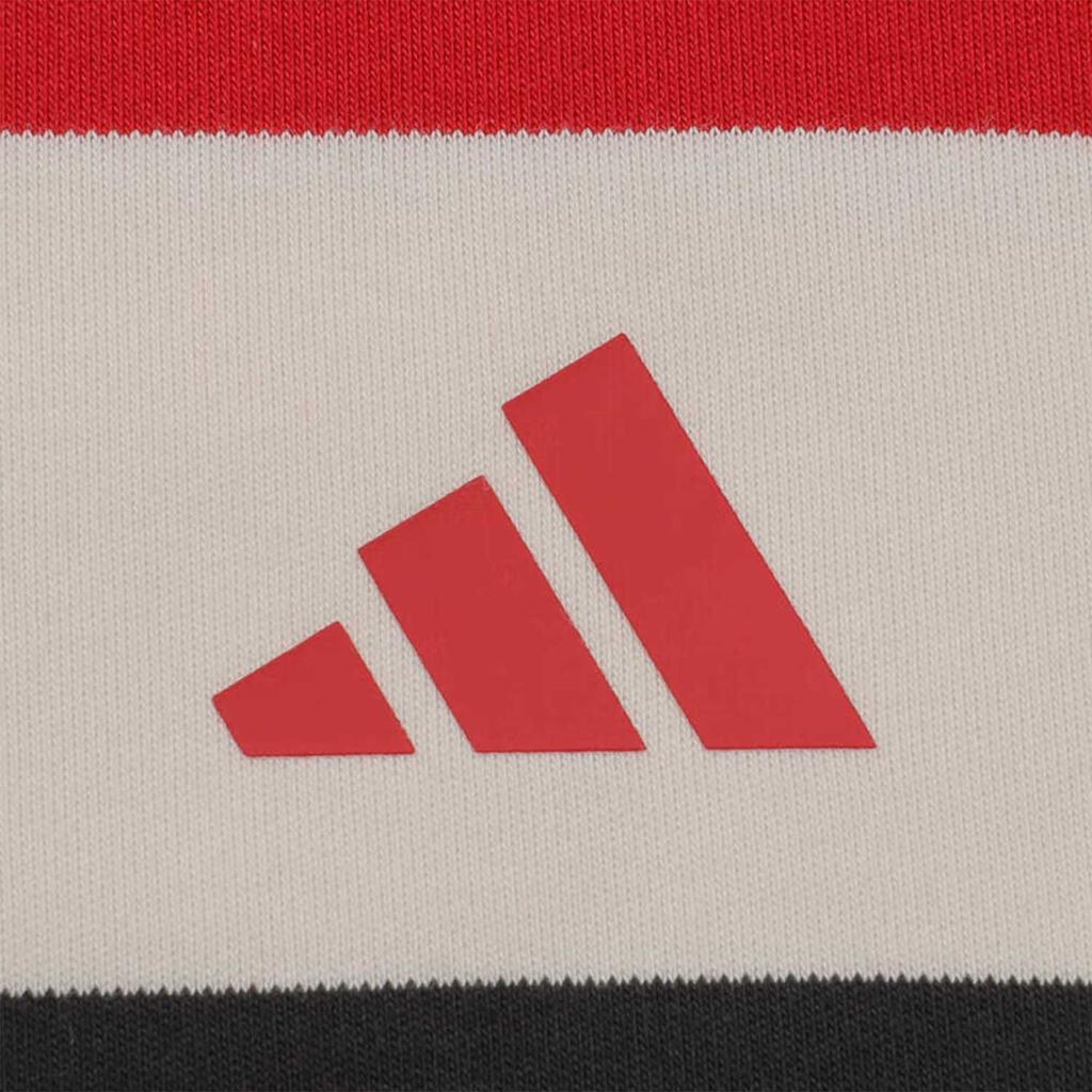 adidas Abbigliamento Sportivo KN Felpa Girocollo Felpe Bambini Rosso Nero KB0581